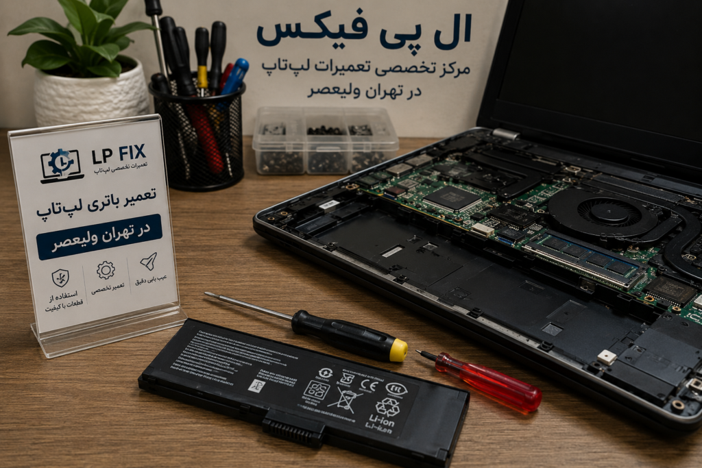 تعمیر باتری لپ‌ تاپ
