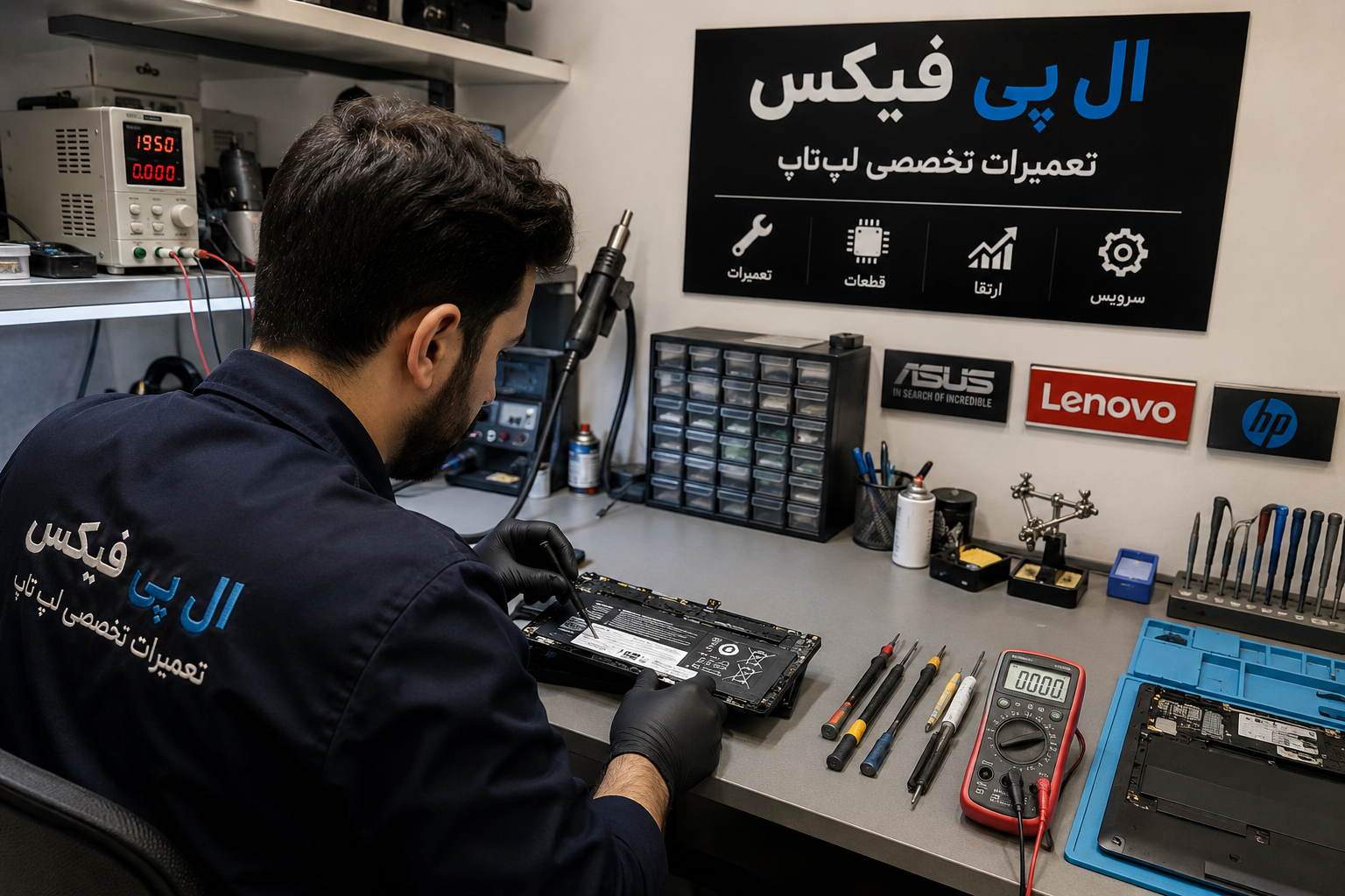 تعمیر لپ تاپ lenovo