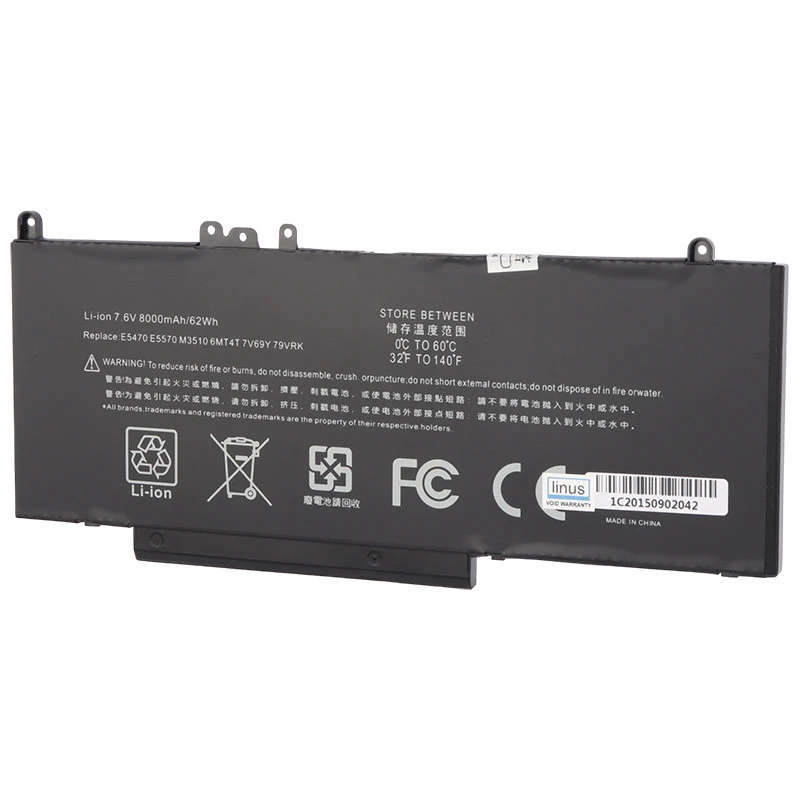باتری لپ تاپ dell مدل 6MT4T باتری لپ تاپ dell مدل 6MT4T